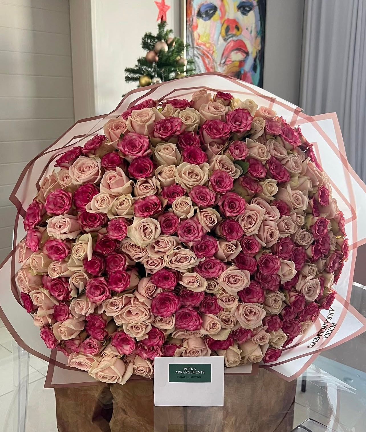200 Pink Roses