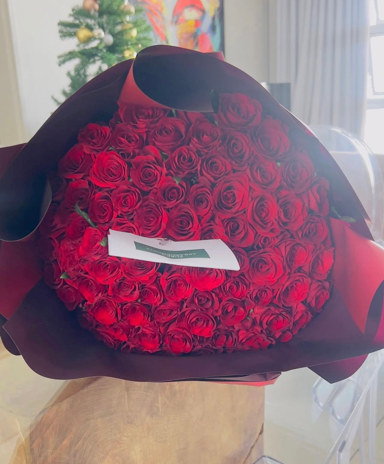 100 Red Roses