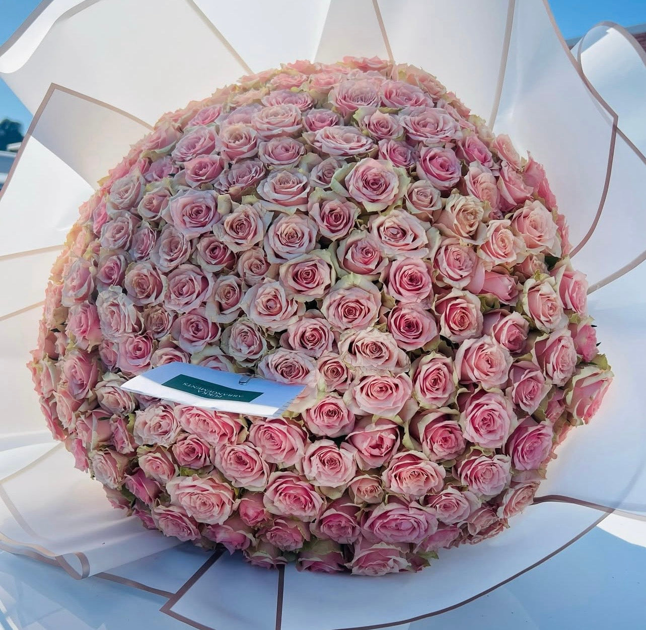 200 Pink Roses