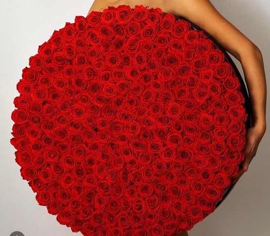 200 Red roses - Boxed