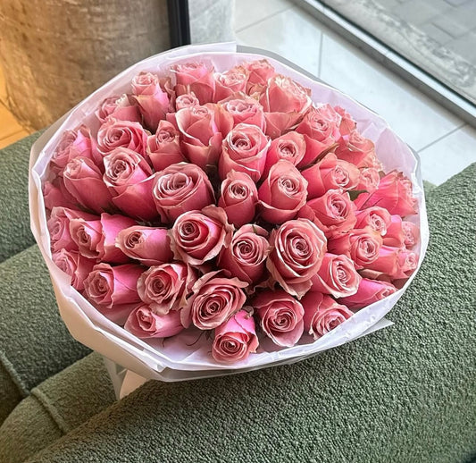 50 Pink Roses