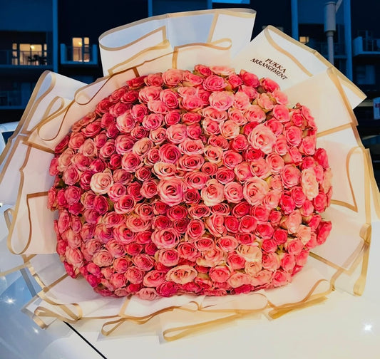 200 Pink Roses
