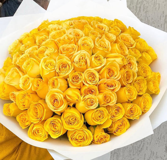 80 Yellow Roses
